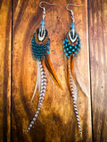 Boho Feather Earrings